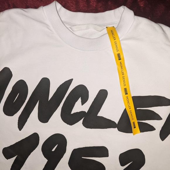 Mens White Moncler 1952 Large Sweatshirt - Picture 6 of 9